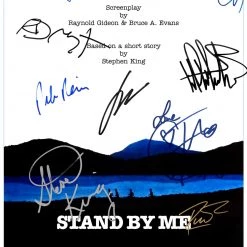 RARE-T Stand By Me Movie Script Limited Signature Edition Studio Licensed Custom Frame Limited Edition Frames