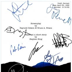 RARE-T Stand By Me Movie Script Limited Signature Edition Studio Licensed Custom Frame Limited Edition Frames