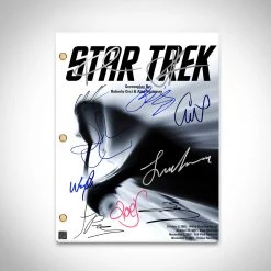 RARE-T Star Trek The Future Begins Script Limited Signature Edition Studio Licensed Custom Frame