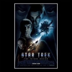 RARE-T Star Trek The Future Begins Script Limited Signature Edition Studio Licensed Custom Frame