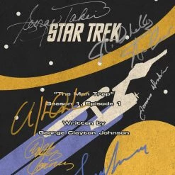 RARE-T Limited Edition Frames Star Trek Original Series The Man Trap Script Limited Signature Edition Studio Licensed Custom Frame 13 RARE-T Limited Edition Frames Star Trek Original Series The Man Trap Script Limited Signature Edition Studio Licensed Custom Frame
