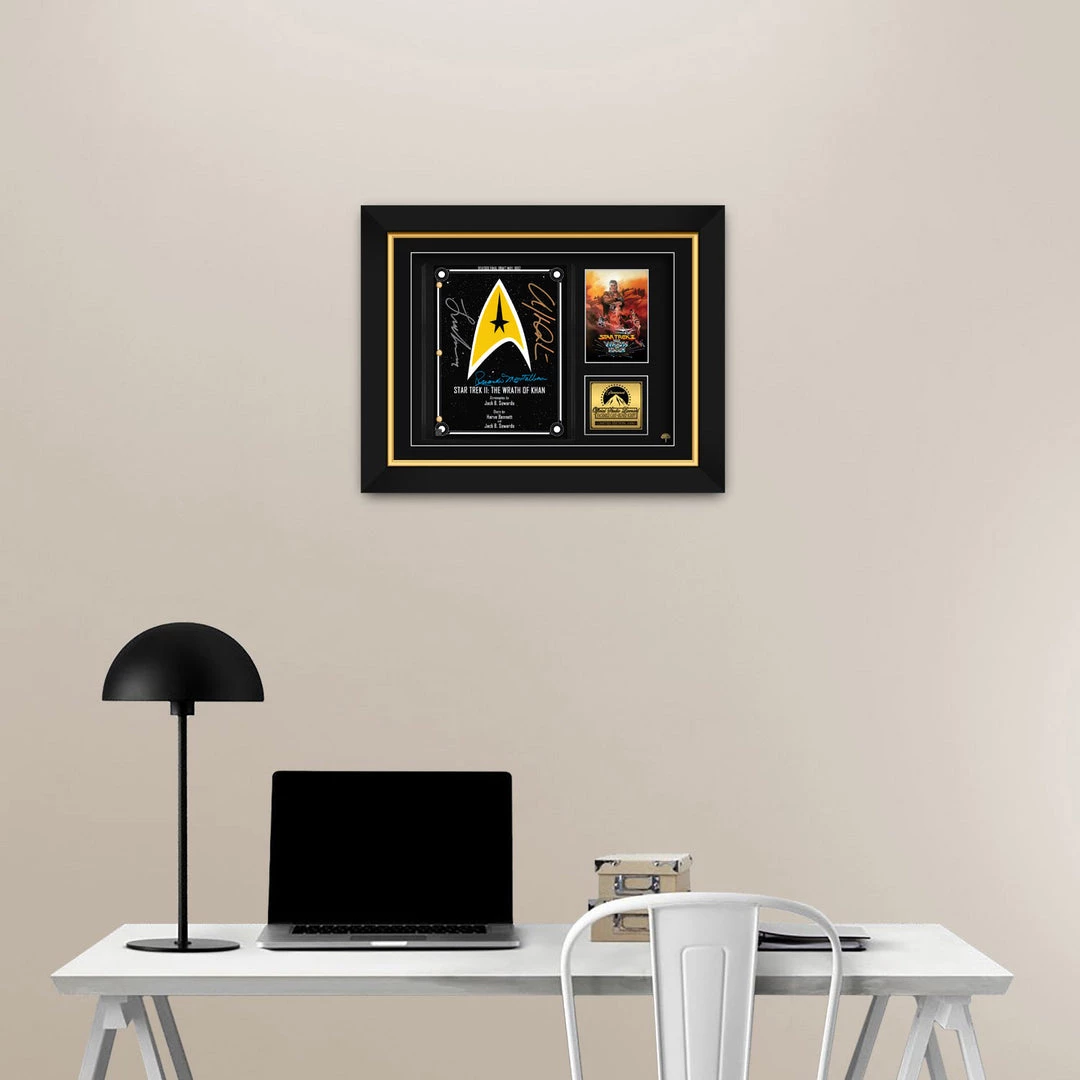 RARE-T Limited Edition Frames Star Trek The Wrath Of Kahn Script Limited Signature Edition Studio Licensed Custom Frame 6 RARE-T Limited Edition Frames Star Trek The Wrath Of Kahn Script Limited Signature Edition Studio Licensed Custom Frame