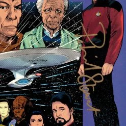 APW Star Trek- TNG 'The Modala Imperative #1' Hand-Signed Comic Book By Patrick Stewart Custom Frame