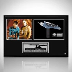 RARE-T Star Trek- Phaser Gun Limited Signature Edition Studio Licensed Photo Custom Frame
