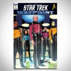 APW Star Trek Waypoint #1 Hand-Signed Comic Book By Artist Mark Laming Custom Frame Signed Memorabilia