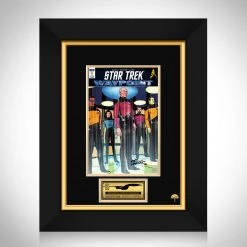 APW Star Trek Waypoint #1 Hand-Signed Comic Book By Artist Mark Laming Custom Frame Signed Memorabilia