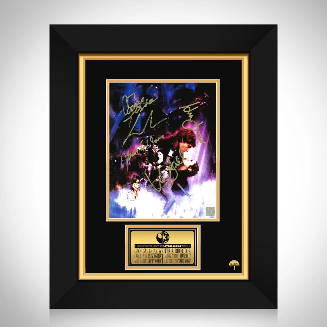 RARE-T Star Wars The Empire Strikes Back Photo Limited Signature Edition Studio Licensed Custom Frame 1 RARE-T Star Wars The Empire Strikes Back Photo Limited Signature Edition Studio Licensed Custom Frame