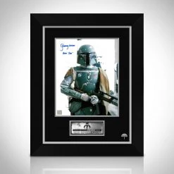 RARE-T Boba Fett Mini Poster Limited Signature Edition Studio Licensed Custom Frame