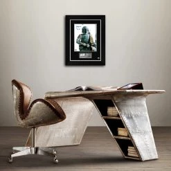 RARE-T Boba Fett Mini Poster Limited Signature Edition Studio Licensed Custom Frame