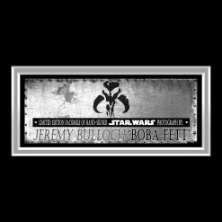 RARE-T Boba Fett Mini Poster Limited Signature Edition Studio Licensed Custom Frame