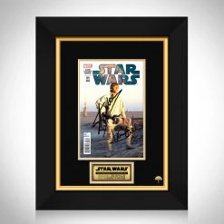 RARE-T Star Wars #1 Stan Lee & Mark Hamill Limited Signature Edition Comic Book Cover Art Custom Frame Limited Edition Frames