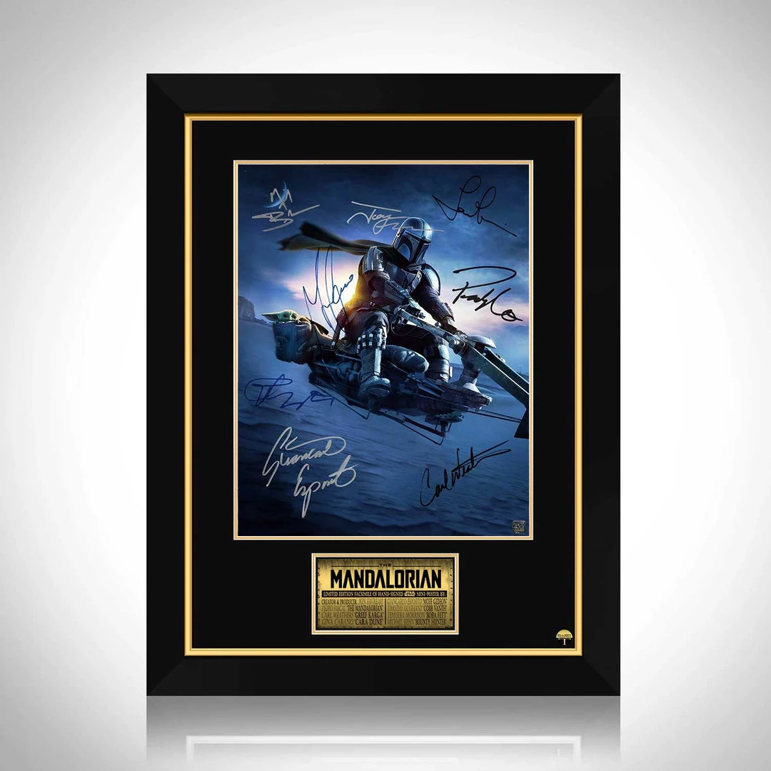 RARE-T Limited Edition Frames Star Wars Mandalorian Movie Mini Poster Limited Signature Edition Studio Licensed Custom Frame 11 RARE-T Limited Edition Frames Star Wars Mandalorian Movie Mini Poster Limited Signature Edition Studio Licensed Custom Frame