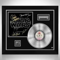 RARE-T Star Wars A New Hope Soundtrack Limited Signature Edition Platinum LP Custom Frame Limited Edition Frames