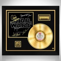 RARE-T Star Wars A New Hope Soundtrack Limited Signature Edition Gold LP Custom Frame Limited Edition Frames