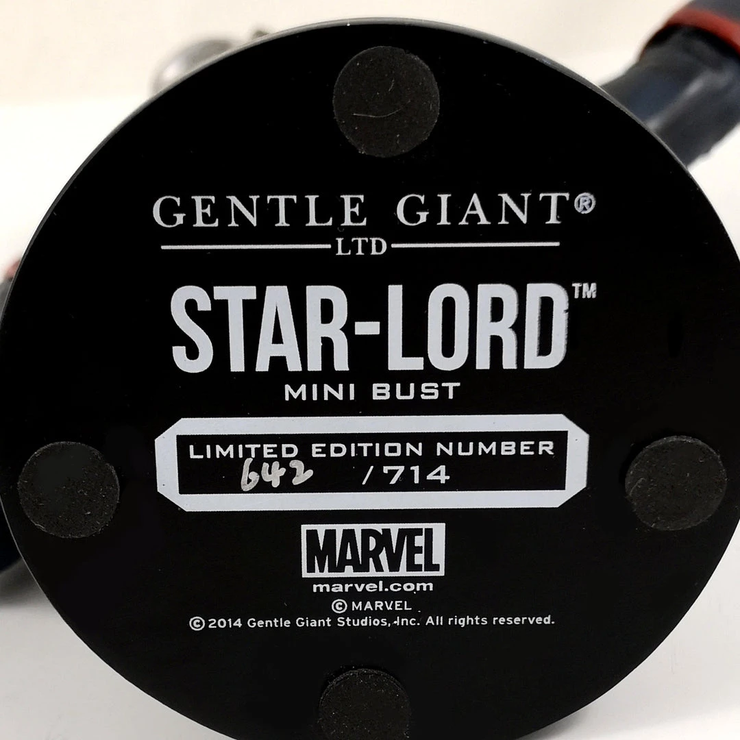 RARE-T Collectible Statues Guardians Of The Galaxy - Vintage 2014 Gentle Giant Limited Edition Star-Lord Bust Statue 5 RARE-T Collectible Statues Guardians Of The Galaxy - Vintage 2014 Gentle Giant Limited Edition Star-Lord Bust Statue