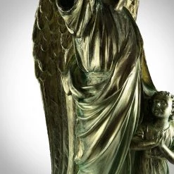 Jonathan Ready To Ship! 48 Hour Shipping! Mother And Child Authentic 19th Century Statue