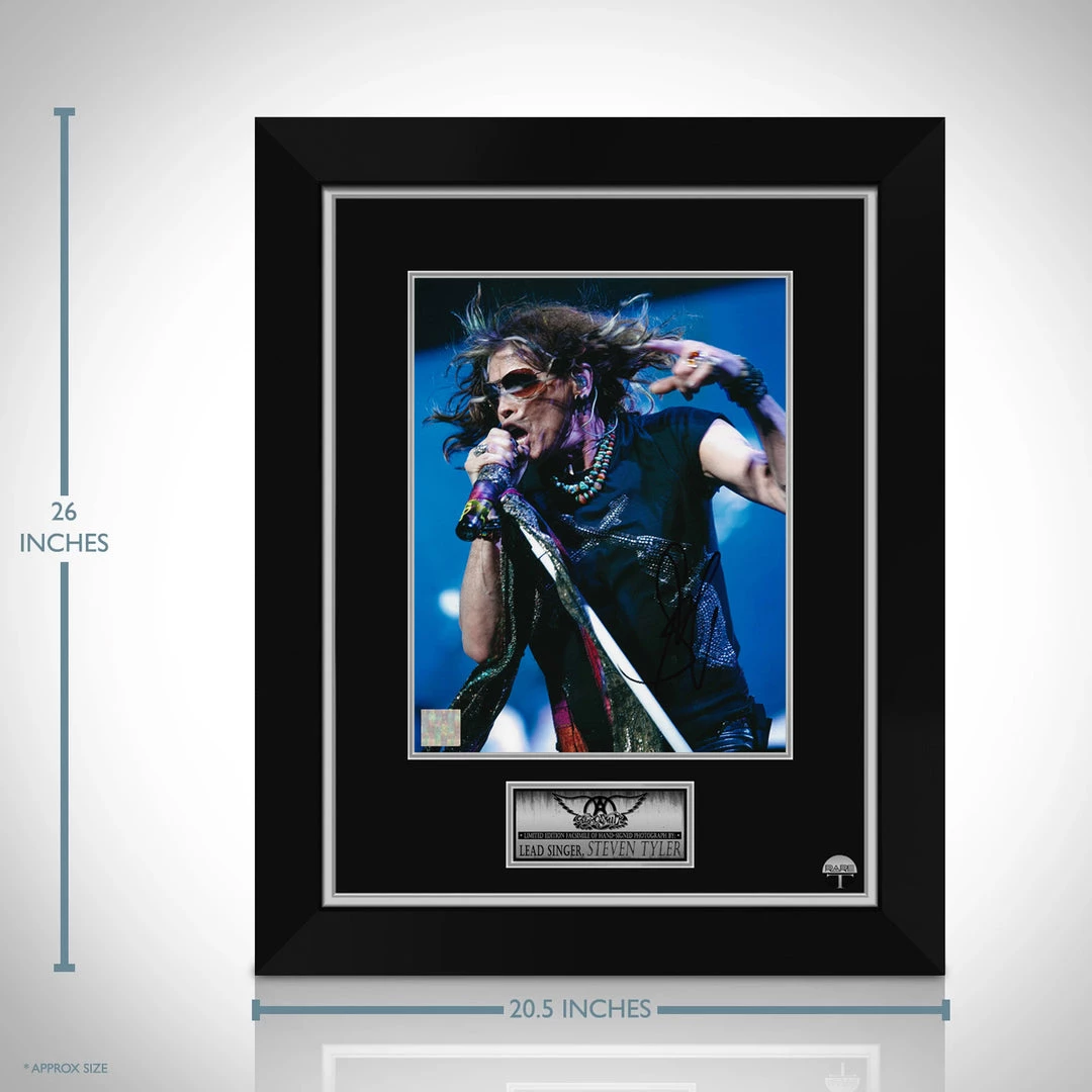 RARE-T Limited Edition Frames Aerosmith - Steven Tyler Limited Signature Edition Studio Licensed Photo Custom Frame 5 RARE-T Limited Edition Frames Aerosmith - Steven Tyler Limited Signature Edition Studio Licensed Photo Custom Frame