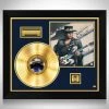 RARE-T Stevie Ray Vaughan Texas Flood Gold LP Limited Signature Edition Studio Licensed Custom Frame Limited Edition Frames
