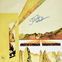 RARE-T Limited Edition Frames Stevie Wonder Innervisions Gold LP Limited Signature Edition Studio Licensed Custom Frame