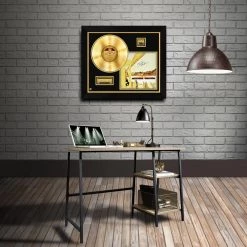 RARE-T Limited Edition Frames Stevie Wonder Innervisions Gold LP Limited Signature Edition Studio Licensed Custom Frame