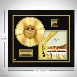 RARE-T Limited Edition Frames Stevie Wonder Innervisions Gold LP Limited Signature Edition Studio Licensed Custom Frame