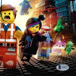 PPC The Lego Movie - Beckett Certified Hand-Signed Mini Poster By Will Arnett & Charlie Day Custom Frame Signed Memorabilia