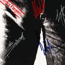 RARE-T Limited Edition Frames Rolling Stones Sticky Fingers Gold LP Limited Signature Edition Studio Licensed Custom Frame