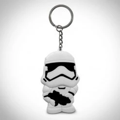 AZALEA Ready To Ship! 48 Hour Shipping! Star Wars Stormtrooper Double Sided Rubber Keychain