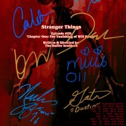 RARE-T Limited Edition Frames Stranger Things Script Limited Signature Edition Studio Licensed Custom Frame