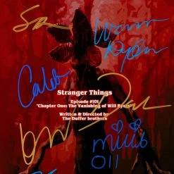 RARE-T Limited Edition Frames Stranger Things Script Limited Signature Edition Studio Licensed Custom Frame