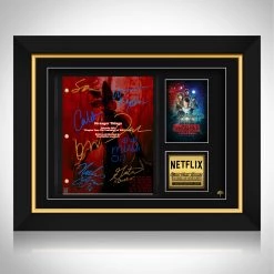 RARE-T Limited Edition Frames Stranger Things Script Limited Signature Edition Studio Licensed Custom Frame