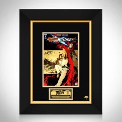 Rare-T Street Fighter X G.I.Joe (2016) #1 - Hand-Signed Comic Book By Writer Aubrey Sitterson Custom Frame