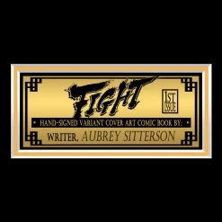 Rare-T Street Fighter X G.I.Joe (2016) #1 - Hand-Signed Comic Book By Writer Aubrey Sitterson Custom Frame