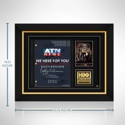 RARE-T Succession Script Limited Signature Edition Studio Licensed Custom Frame