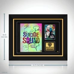 RARE-T Limited Edition Frames Suicide Squad Script Limited Signature Edition Studio Licensed Custom Frame