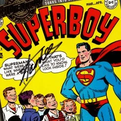 APW Signed Memorabilia Superboy #1 Millennium Edition Hand-Signed Comic Book By Stan Lee Custom Frame 10 APW Signed Memorabilia Superboy #1 Millennium Edition Hand-Signed Comic Book By Stan Lee Custom Frame