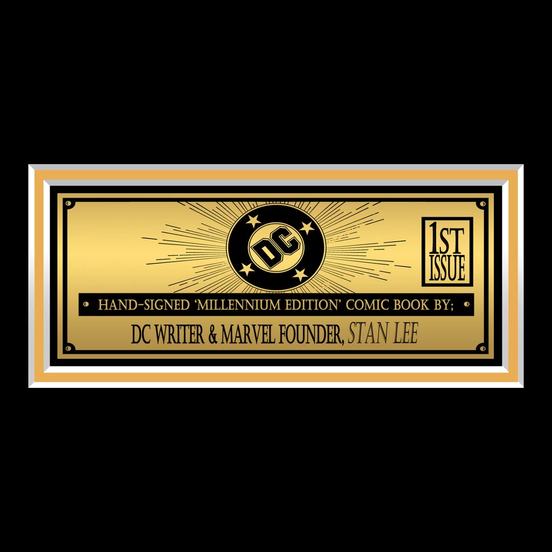 APW Superman 'Debut' Millennium Edition Hand-Signed Comic Book By Stan Lee Custom Frame 8 APW Superman 'Debut' Millennium Edition Hand-Signed Comic Book By Stan Lee Custom Frame
