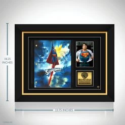 RARE-T Limited Edition Frames Superman Movie Script Limited Signature Edition Studio Licensed Custom Frame