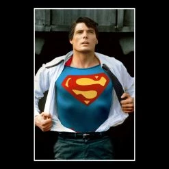 RARE-T Limited Edition Frames Superman Movie Script Limited Signature Edition Studio Licensed Custom Frame