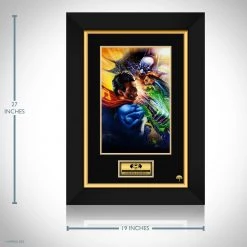 VAULT COLLECTIBLES Batman Vs Superman - Hand-Signed Artwork Print By Artist Greg Horn Custom Frame Signed Memorabilia