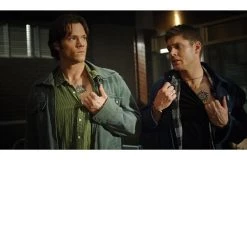 AZALEA Ready To Ship! 48 Hour Shipping! Supernatural - Dean & Sam Winchester Anti-Possession Pentagram Symbol Diecast Metal Keychain