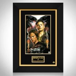 VAULT COLLECTIBLES Supernatural- Hand-Signed Artwork Print By Artist Jon Pinto Custom Frame Signed Memorabilia