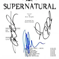 RARE-T Supernatural Script Limited Signature Edition Studio Licensed Custom Frame
