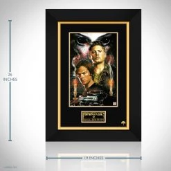 VAULT COLLECTIBLES Supernatural- Hand-Signed Artwork Print By Artist Jon Pinto Custom Frame Signed Memorabilia