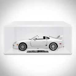 Toy Wonders Fast & Furious - Brian's White Supra Die Cast Car Custom Display Set Die-Cast Vehicles