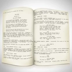 RARE-T Star Wars The Force Awakens Script Limited Signature Edition Studio Licensed Custom Frame