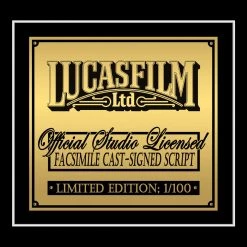 RARE-T Star Wars The Rise Of Skywalker Script Limited Signature Edition Studio Licensed Custom Frame 23 RARE-T Star Wars The Rise Of Skywalker Script Limited Signature Edition Studio Licensed Custom Frame