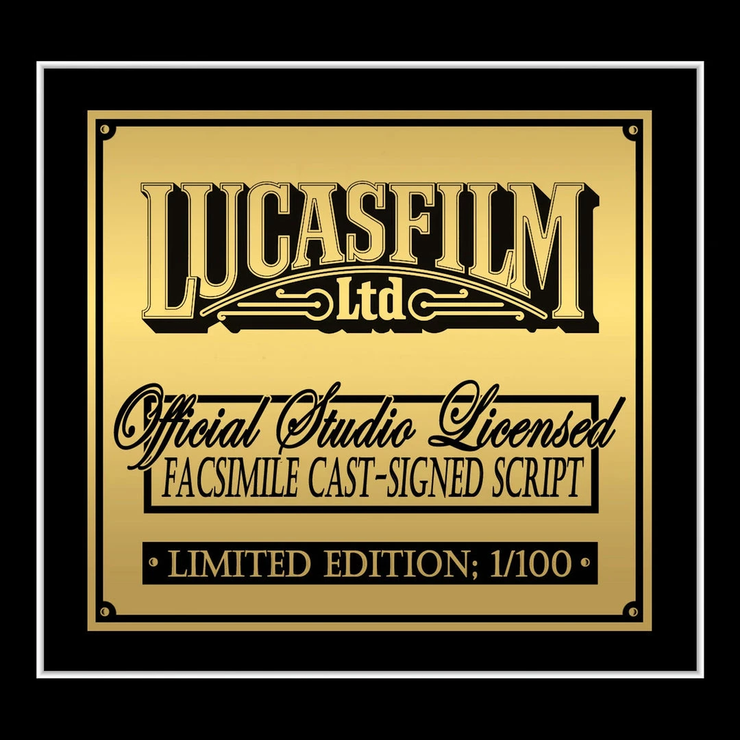 RARE-T Star Wars The Rise Of Skywalker Script Limited Signature Edition Studio Licensed Custom Frame 11 RARE-T Star Wars The Rise Of Skywalker Script Limited Signature Edition Studio Licensed Custom Frame