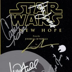 RARE-T Star Wars A New Hope Script Limited Signature Edition Studio Licensed Custom Frame Limited Edition Frames