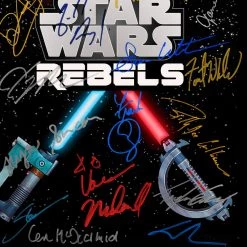 RARE-T Star Wars Rebels Transcript Limited Signature Edition Studio Licensed Custom Frame 16 RARE-T Star Wars Rebels Transcript Limited Signature Edition Studio Licensed Custom Frame
